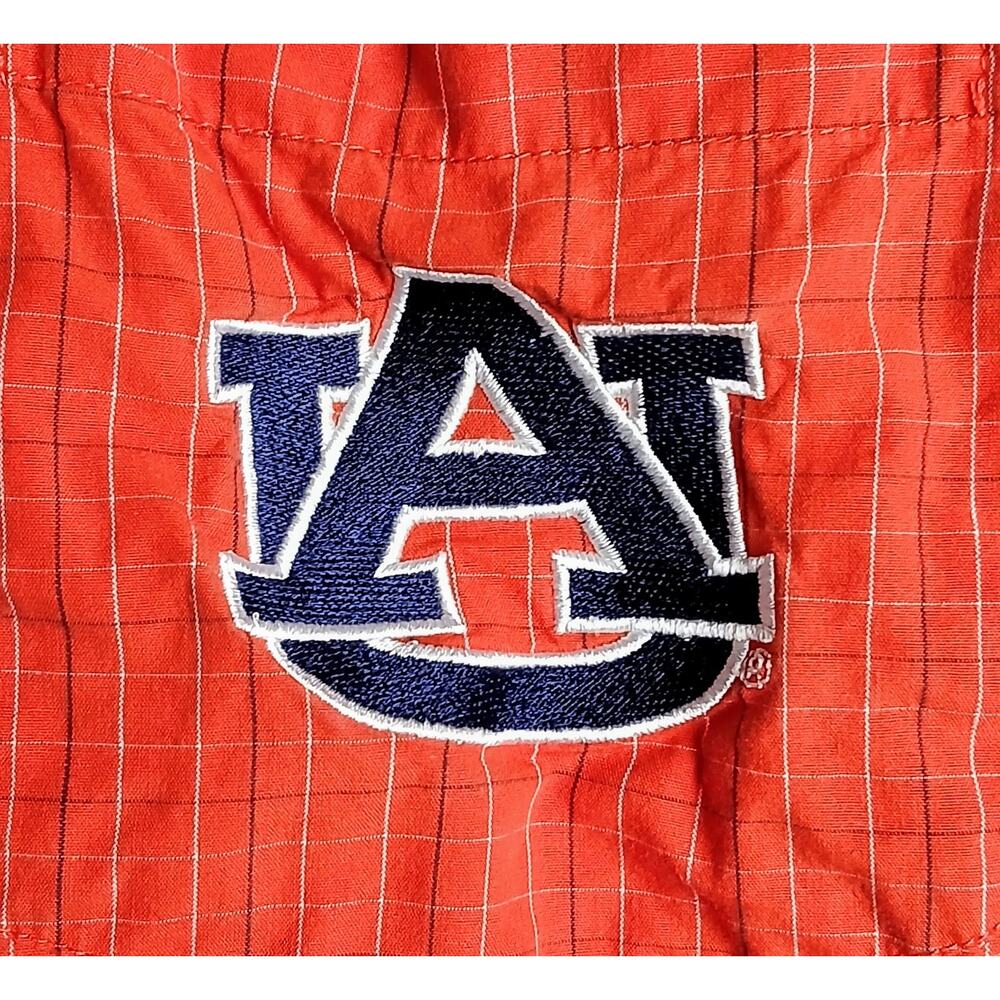 NCAA Auburn Tigers Button Down Shirt. Men's Large. Orange
